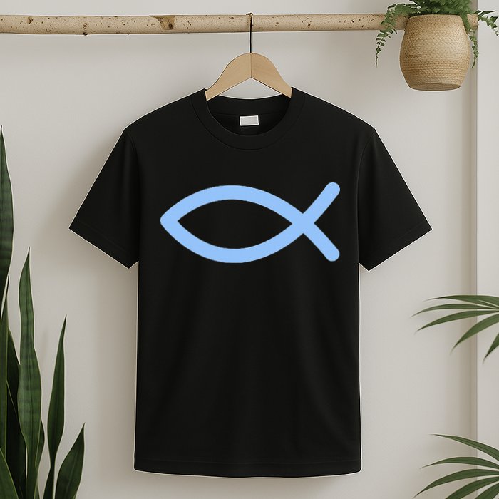 Ichthys Ichthus Christian Symbol Jesus Fish T-Shirt