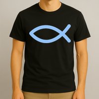 Ichthys Ichthus Christian Symbol Jesus Fish T-Shirt
