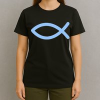 Ichthys Ichthus Christian Symbol Jesus Fish T-Shirt