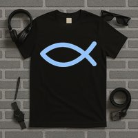 Ichthys Ichthus Christian Symbol Jesus Fish T-Shirt