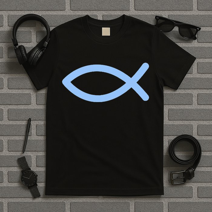 Ichthys Ichthus Christian Symbol Jesus Fish T-Shirt