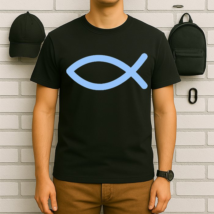 Ichthys Ichthus Christian Symbol Jesus Fish T-Shirt