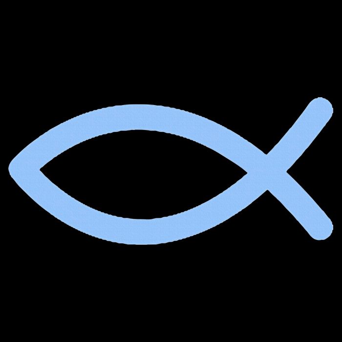 Ichthys Ichthus Christian Symbol Jesus Fish T-Shirt