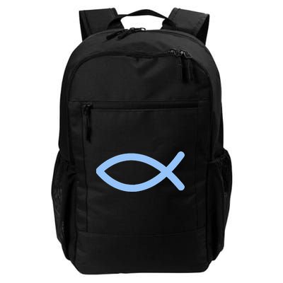 Ichthys Ichthus Christian Symbol Jesus Fish Backpack