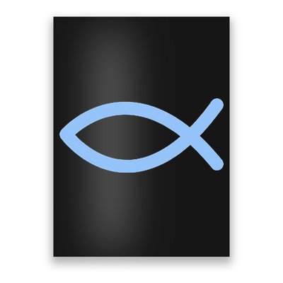 Ichthys Ichthus Christian Symbol Jesus Fish Poster
