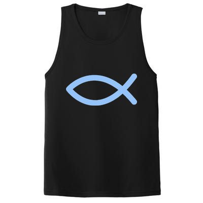 Ichthys Ichthus Christian Symbol Jesus Fish PosiCharge Competitor Tank
