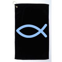 Ichthys Ichthus Christian Symbol Jesus Fish Golf Towel