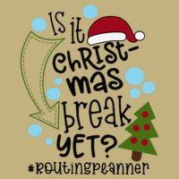 Is It Christmas Break Yet Routing Peanner Mousepad