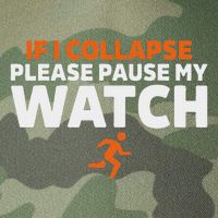 If I Collapse Please Pause My Watch Marathon Runner Running Legacy Tie Dye Trucker Hat