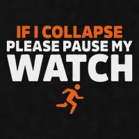 If I Collapse Please Pause My Watch Marathon Runner Running Ladies PosiCharge Tri-Blend Wicking Tank