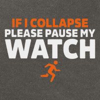 If I Collapse Please Pause My Watch Marathon Runner Running Cotton Canvas Backpack