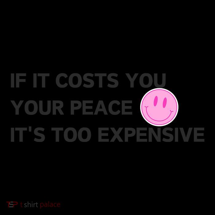 If It Costs You Your Peace ItS Too Expensive Sustainable Beanie