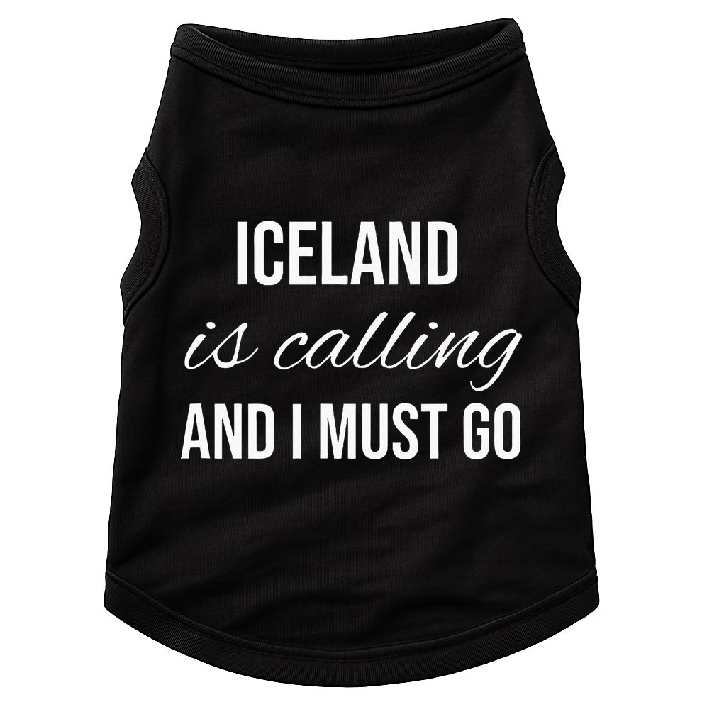 Iceland Is Calling And I Must Go Vacation Roots Iceland Doggie Tank