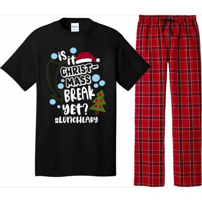 Is It Christmas Break Yet Lunchlady Christmas Lunch Lady Gift Pajama Set