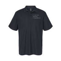 If It Costs You Your Peace ItS Too Expensive Softstyle Adult Sport Polo