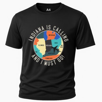 Indiana Is Calling And I Must Go Indiana State Performance Shirt
