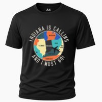 Indiana Is Calling And I Must Go Indiana State Performance Shirt