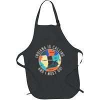 Indiana Is Calling And I Must Go Indiana State Apron