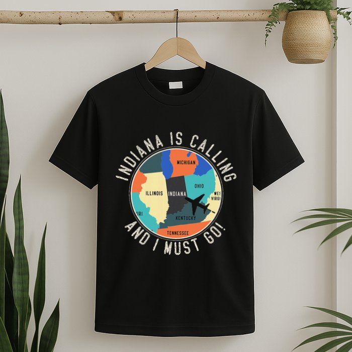 Indiana Is Calling And I Must Go Indiana State T-Shirt