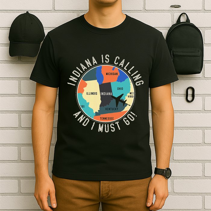 Indiana Is Calling And I Must Go Indiana State T-Shirt
