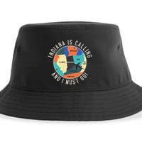 Indiana Is Calling And I Must Go Indiana State Sustainable Bucket Hat