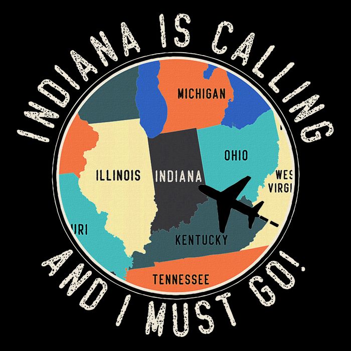 Indiana Is Calling And I Must Go Indiana State Sustainable Bucket Hat