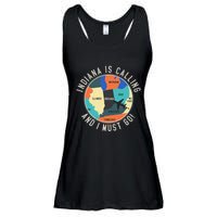 Indiana Is Calling And I Must Go Indiana State Ladies Essential Flowy Tank