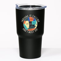 Indiana Is Calling And I Must Go Indiana State Tumbler