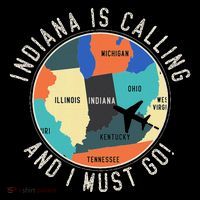 Indiana Is Calling And I Must Go Indiana State Toddler T-Shirt