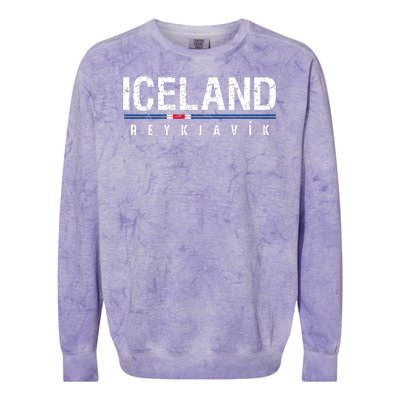 Iceland Colorblast Crewneck Sweatshirt