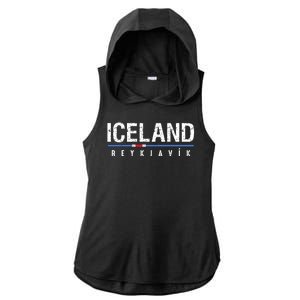 Iceland Ladies PosiCharge Tri-Blend Wicking Draft Hoodie Tank