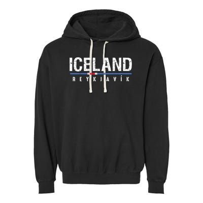 Iceland Garment-Dyed Fleece Hoodie