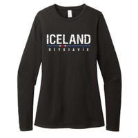 Iceland Womens CVC Long Sleeve Shirt