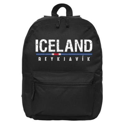 Iceland 16 in Basic Backpack