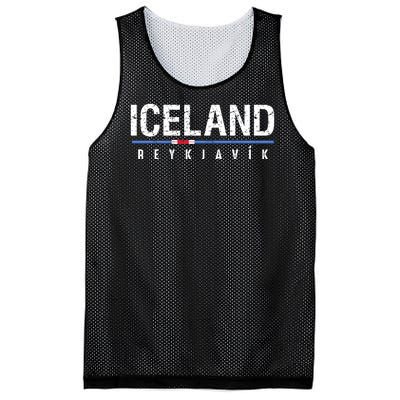 Iceland Mesh Reversible Basketball Jersey Tank