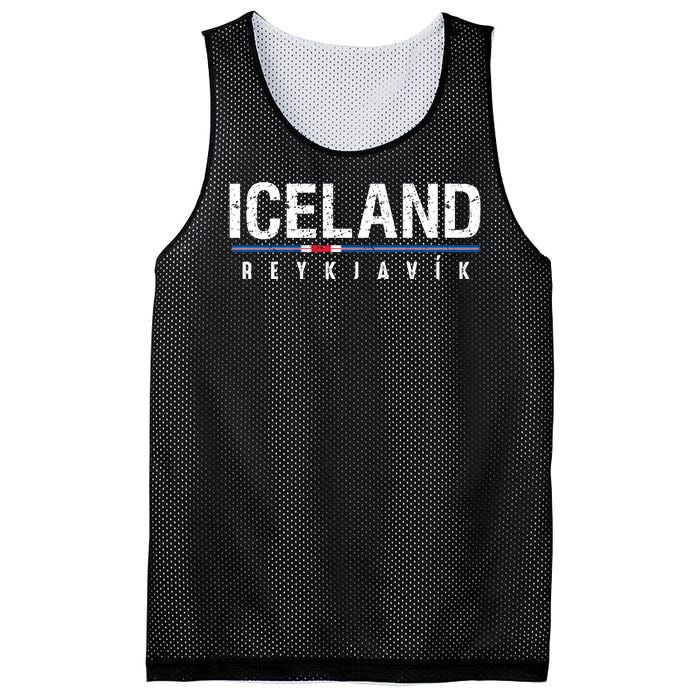 Iceland Mesh Reversible Basketball Jersey Tank