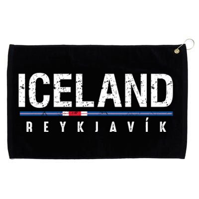 Iceland Grommeted Golf Towel