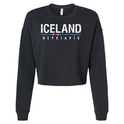 Iceland Cropped Pullover Crew