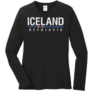 Iceland Ladies Long Sleeve Shirt