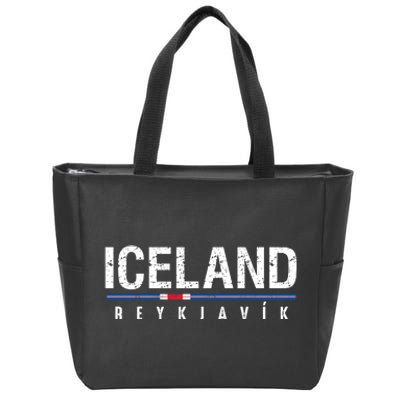 Iceland Zip Tote Bag