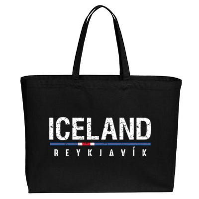 Iceland Cotton Canvas Jumbo Tote