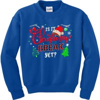 Is It Christmas Break Yet School Office Before Christmas Gift Kids Sweatshirt