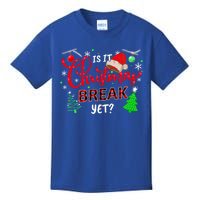 Is It Christmas Break Yet School Office Before Christmas Gift Kids T-Shirt