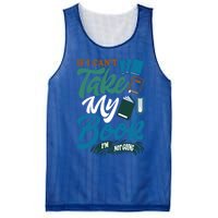 If I Can't Take My Book I'm Not Going Librarian Bookworm Funny Gift Mesh Reversible Basketball Jersey Tank