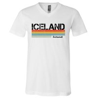 Iceland V-Neck T-Shirt