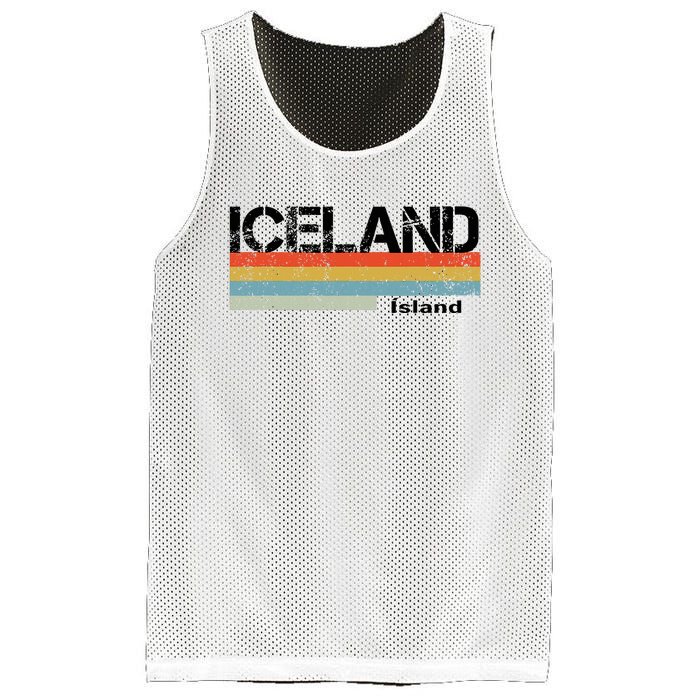 Iceland Mesh Reversible Basketball Jersey Tank