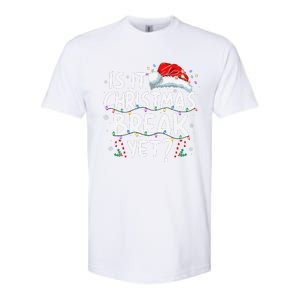 Is It Christmas Break Yet Funny Xmas Holiday Teacher Women Softstyle CVC T-Shirt