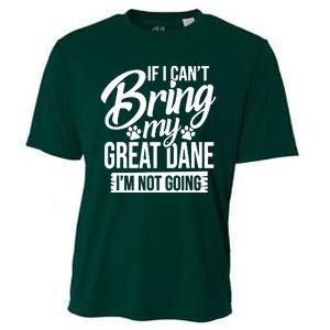 If I Cant Bring My Great Dane Great Dane Lover Cooling Performance Crew T-Shirt