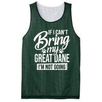 If I Cant Bring My Great Dane Great Dane Lover Mesh Reversible Basketball Jersey Tank