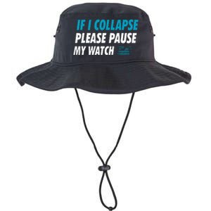 If I Collapse Please Pause My Watch Running Marathon Runner Legacy Cool Fit Booney Bucket Hat